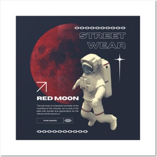 MOON RED Posters and Art